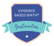logo for evidence based birth new jersey doula services, evidence based birth class hackettstown